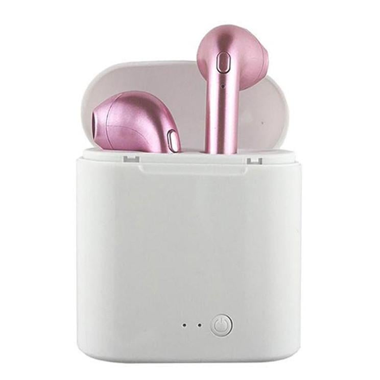 Наушники AirPod HBQ i7S tws с боксом для зарядки Розовый (000022556) Наушники AirPod HBQ i7S tws с боксом для зарядки Розовый (000022556)