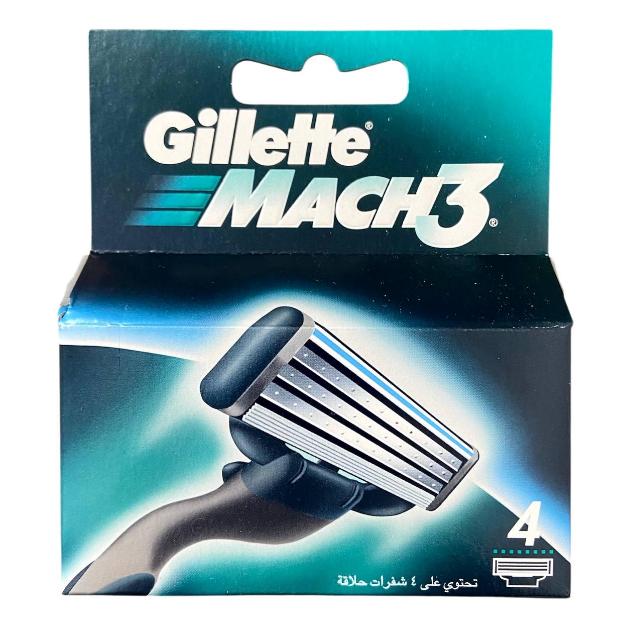 Картриджи для бритья сменные GILLETTE Mach 3 4 шт.