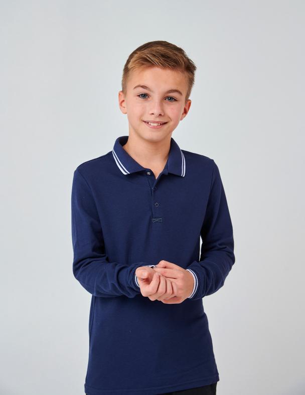 Поло для мальчика Smil Лакоста 152 см Темно-синий (114103)