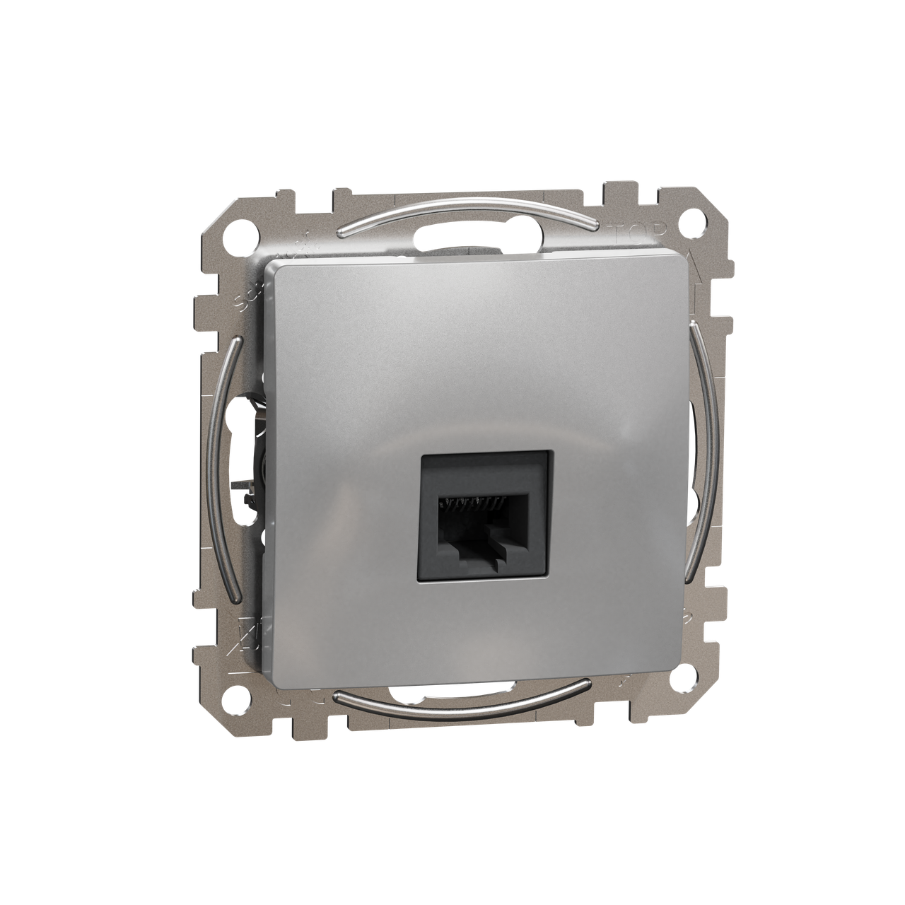 Розетка компьютерная Schneider Electric Sedna Design&Elements CAT6 UTP RJ45 ABS-UV 73х73х35 мм Алюминий (SDD113461)