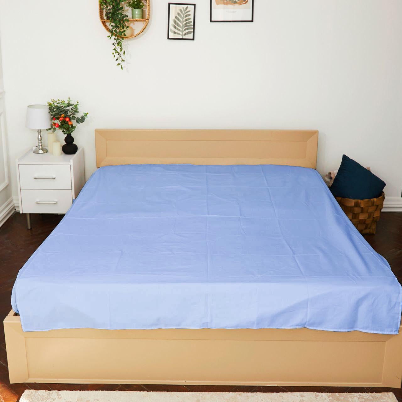 Простынь PaniPava поплин 180х220 см Cornflower (1502201148)