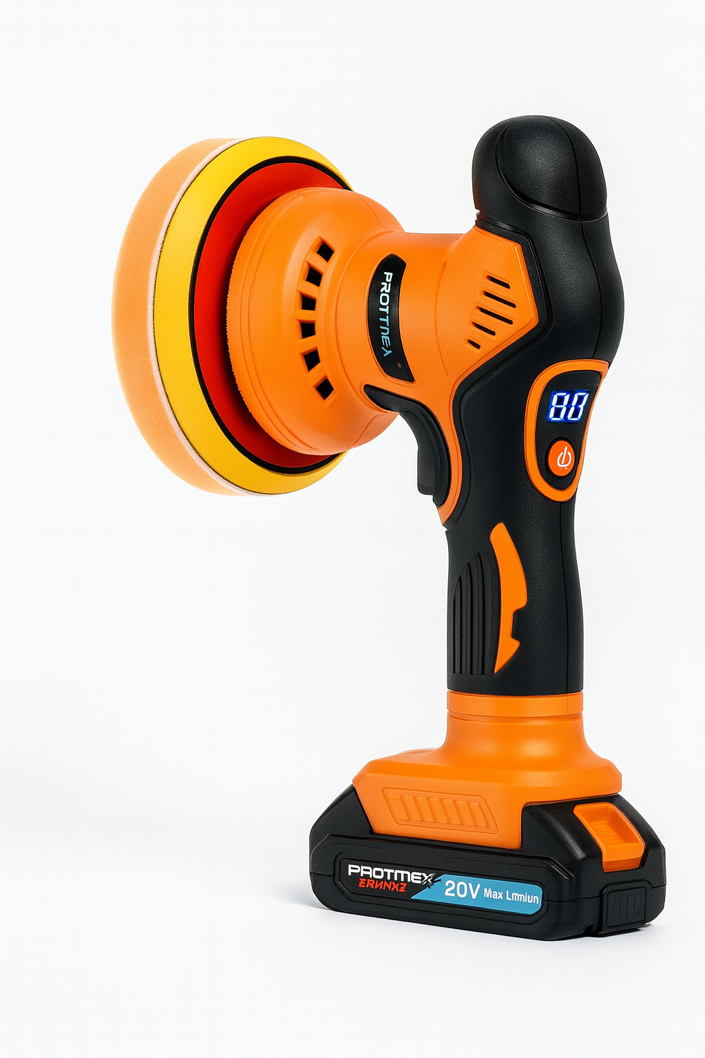 Полировка для автомобиля Protmex аккумуляторная беспроводная 2 аккумулятора 21V Полировка для автомобиля Protmex аккумуляторная беспроводная 2 аккумулятора 21V