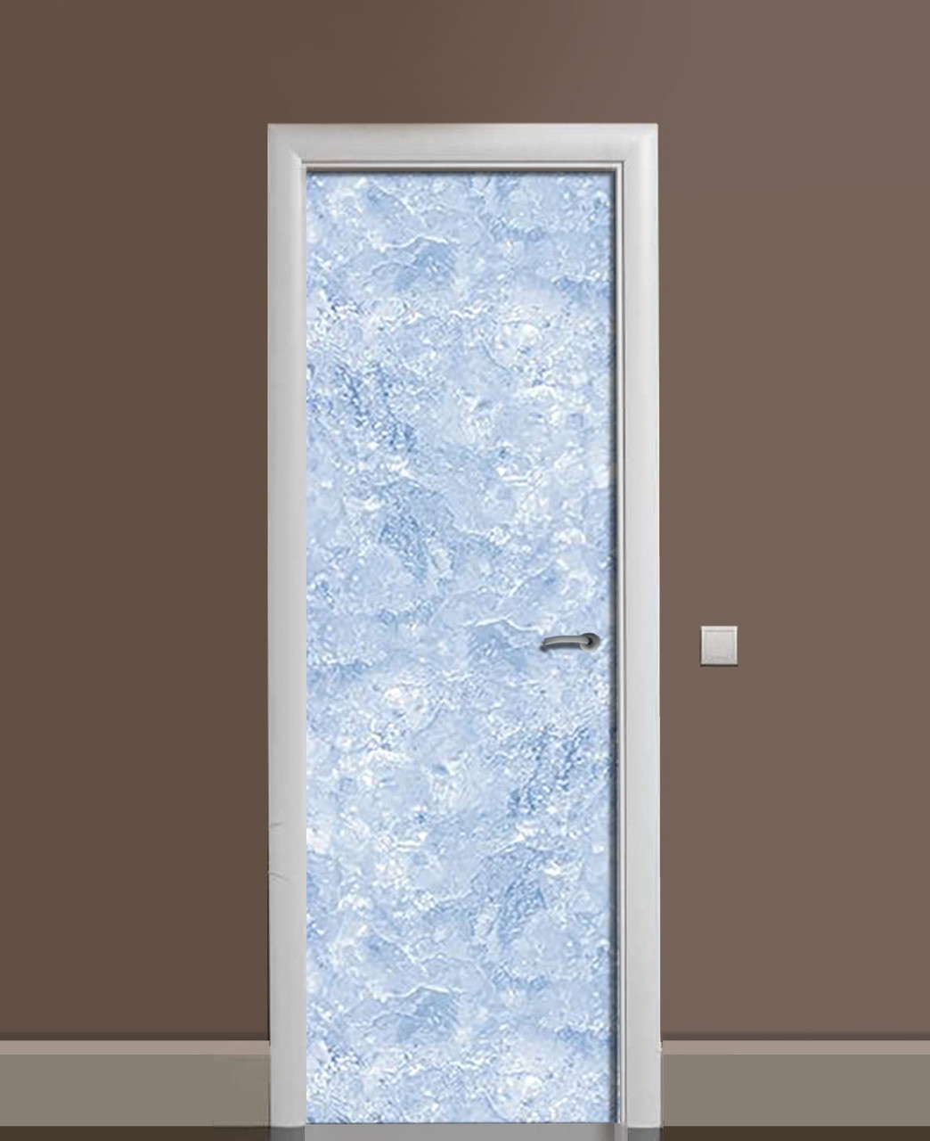 Наклейка 3D на дверь Zatarga "Кипящий гейзер" 650х2000 мм виниловая