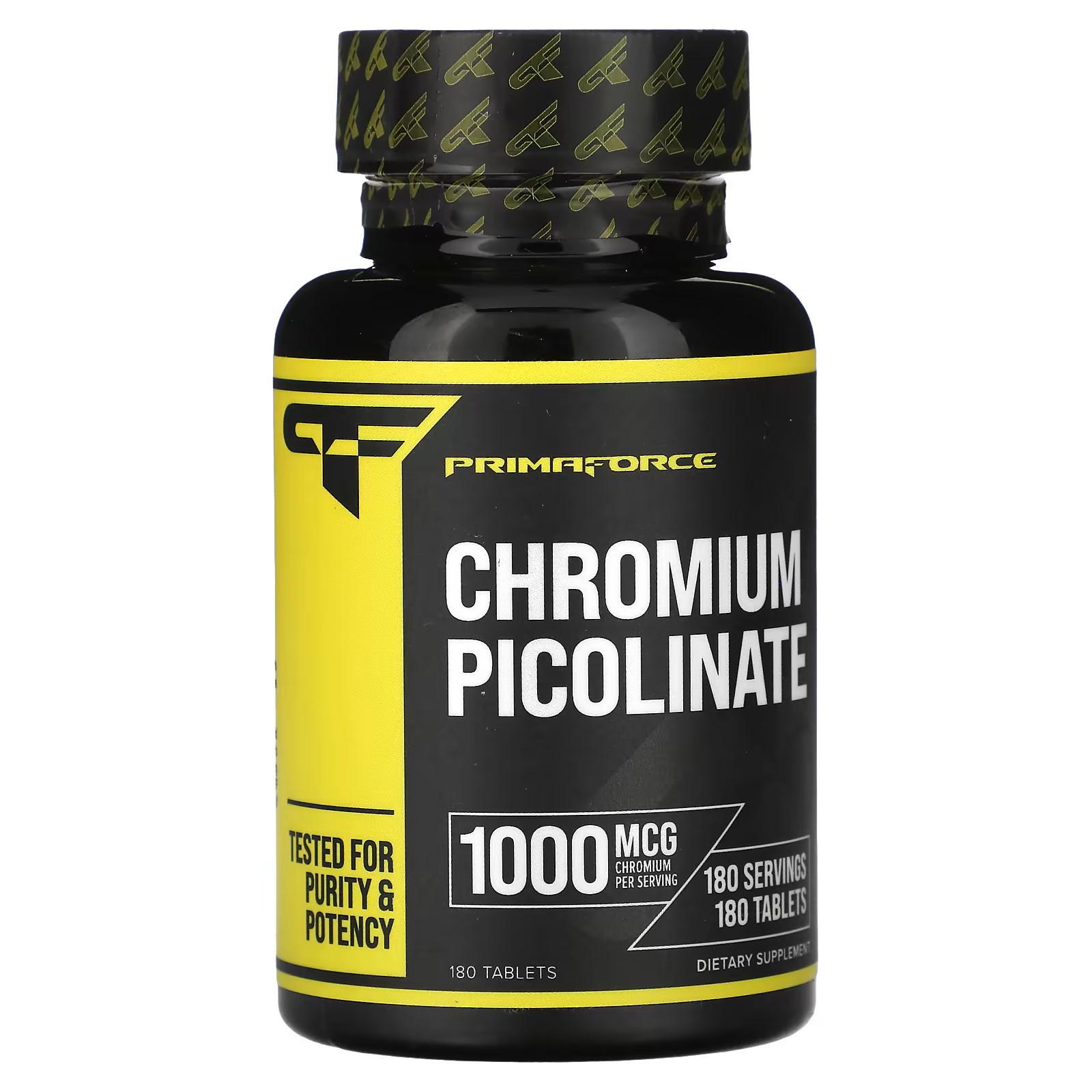 Хром пиколинат Primaforce Chromium Picolinate 1,000 mcg 180 таблеток
