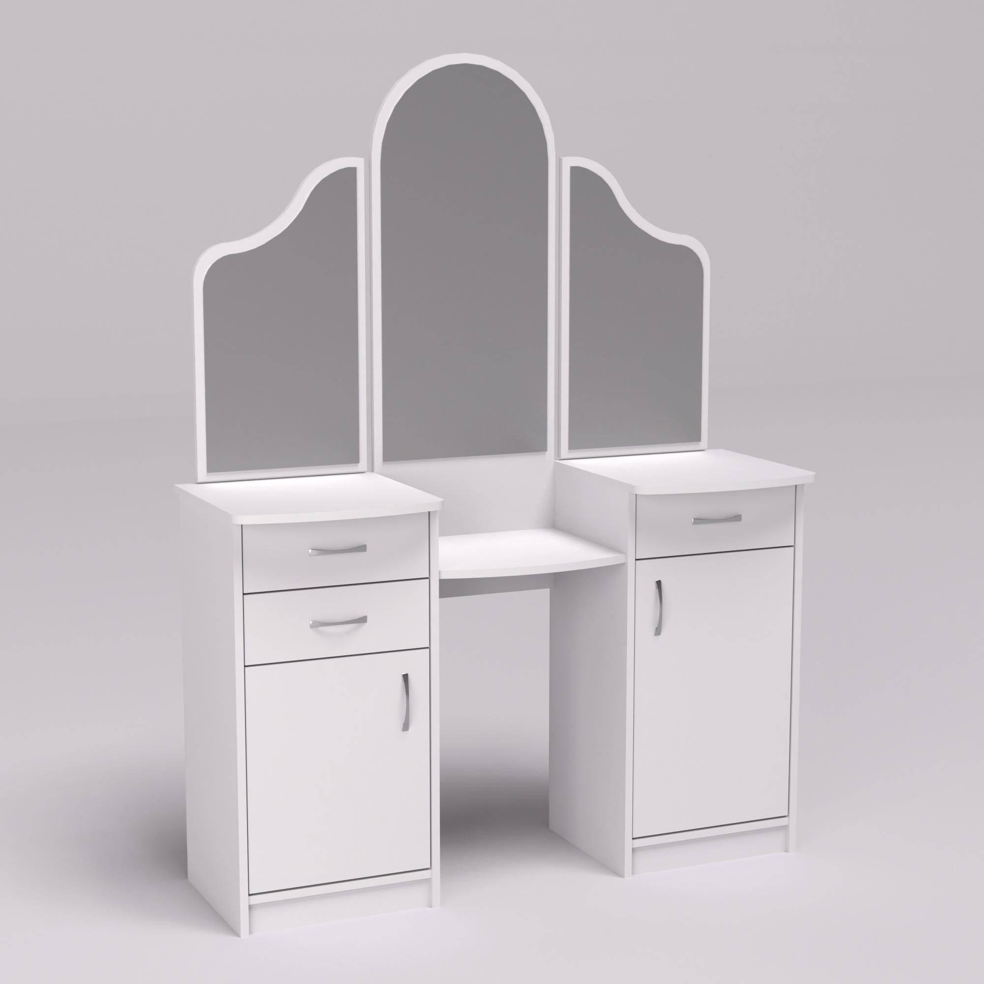 Трюмо Діана 1200х420х1630 мм Білий