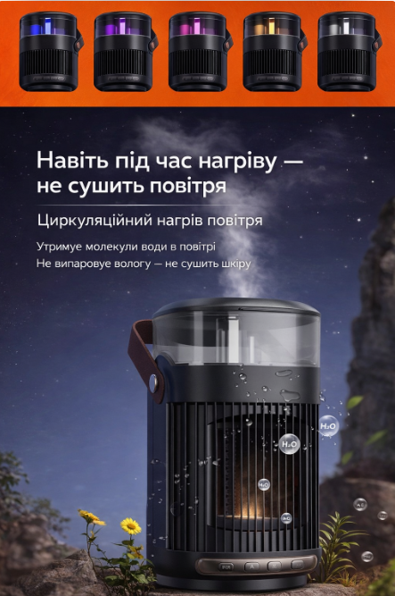 Тепловентилятор із зволоженням повітря FH-368 800 Вт PTC - фото 6