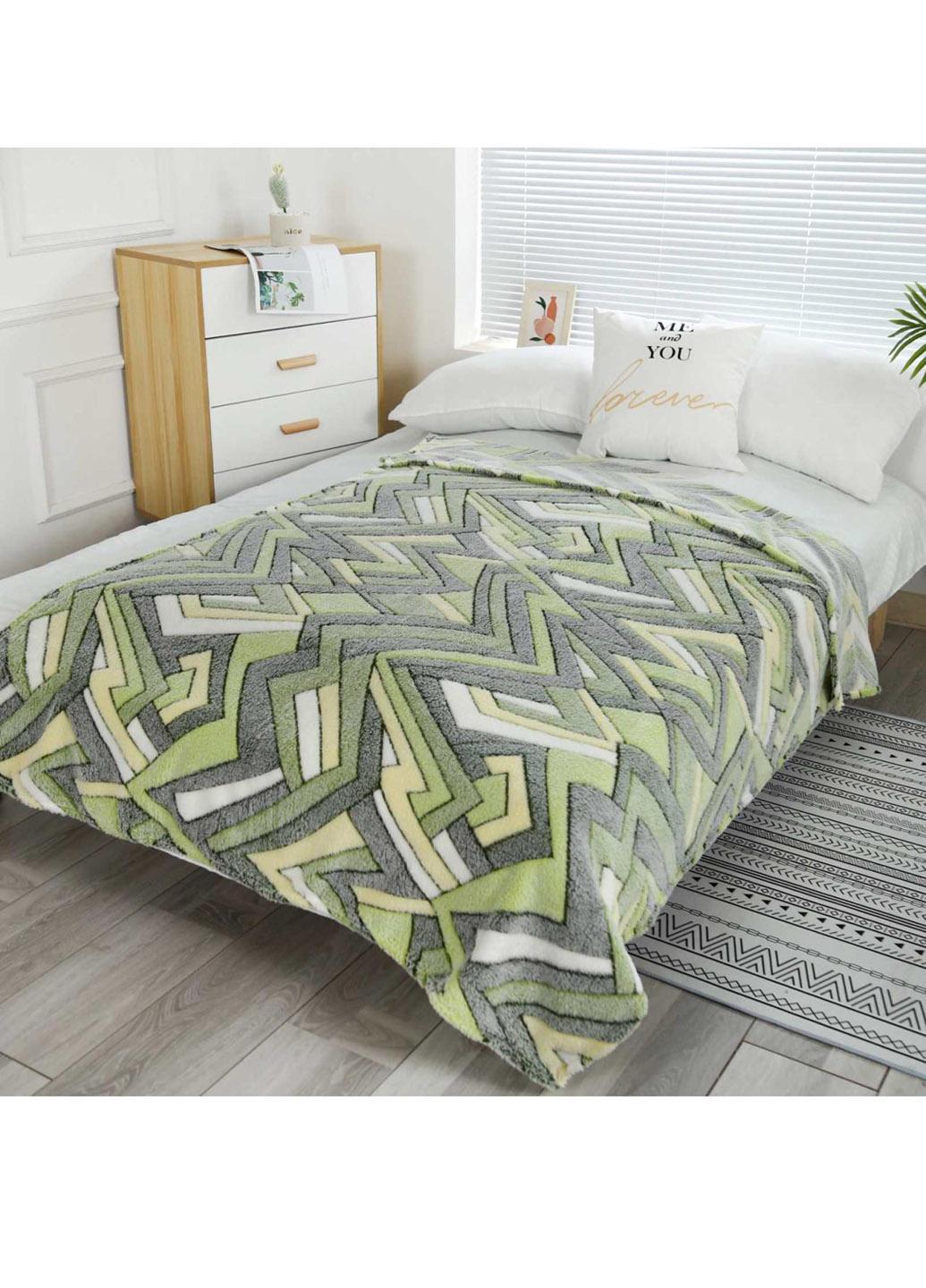 Покрывало велюровое с рисунком 200х180 см (103320-30