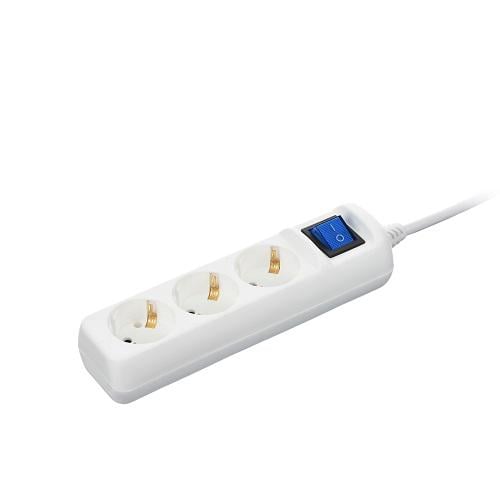 Сетевой удлинитель 2E U03ESM1.5 с выключателем 1,5 м 16А White (13102948) - фото 4 Сетевой удлинитель 2E U03ESM1.5 с выключателем 1,5 м 16А White (13102948) - фото 4