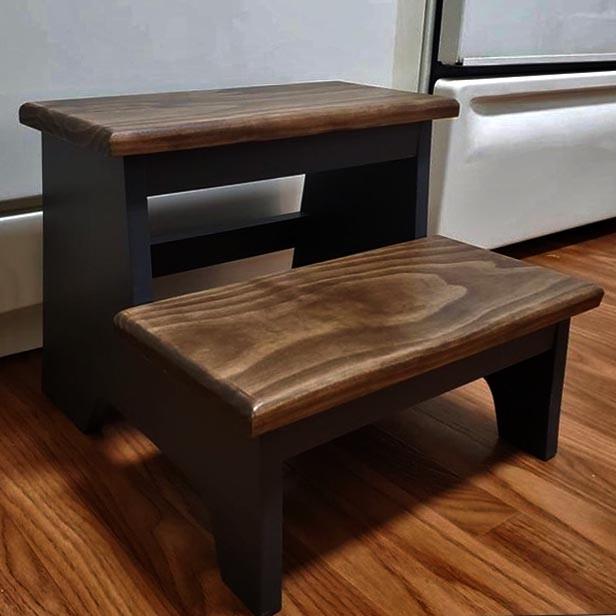 Скамейка-ступенька из дерева Джефер Венге/Капучино (ССТ-00511209)