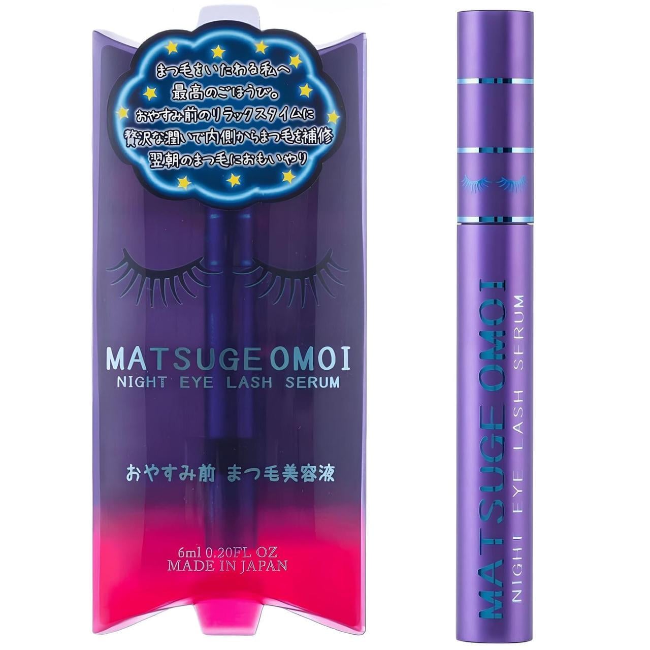 Сыворотка для роста ресниц KOR JAPAN Matsuge Omoi Night Eye Lash Serum ночная 6 мл (2833654206) Сыворотка для роста ресниц KOR JAPAN Matsuge Omoi Night Eye Lash Serum ночная 6 мл (2833654206)