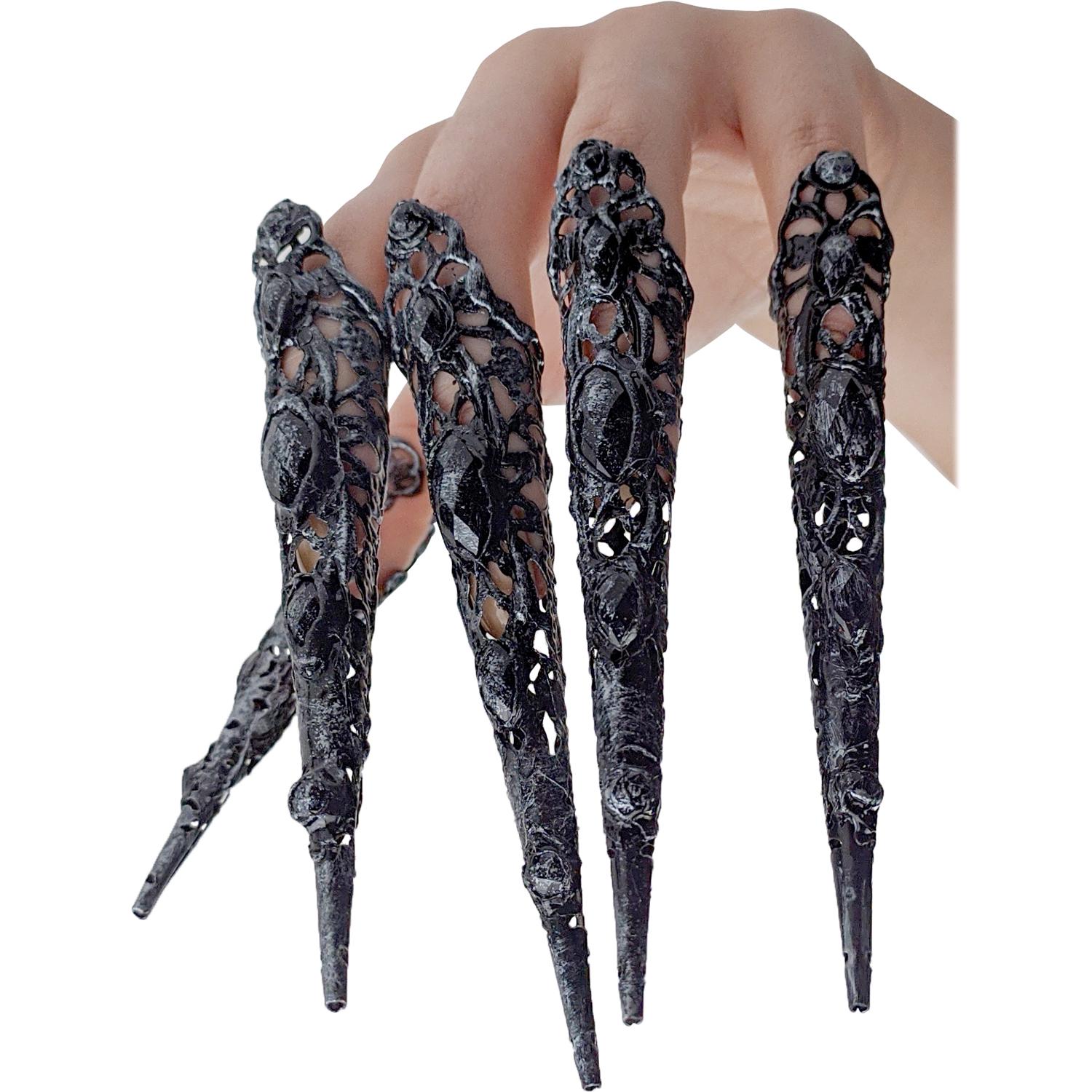 Когти в камнях Seta Decor 23-571BLK-SL 5 шт.