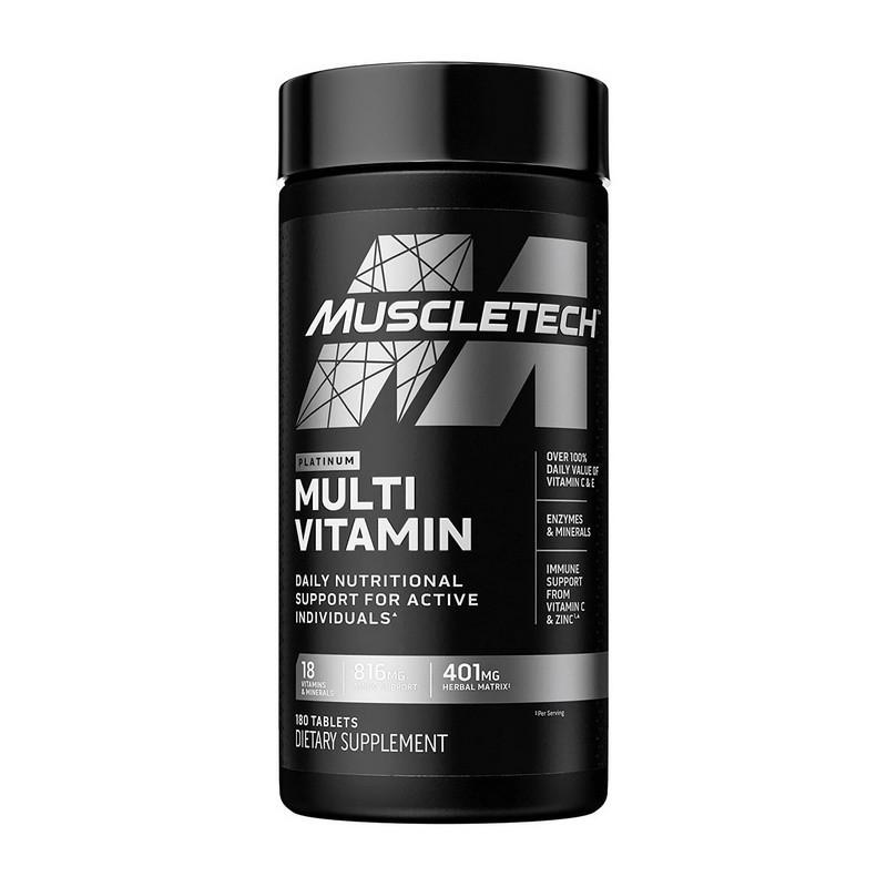 Мультивітаміни MuscleTech Platinum Multi Vitamin 180 капс. (22302-01) Мультивітаміни MuscleTech Platinum Multi Vitamin 180 капс. (22302-01)
