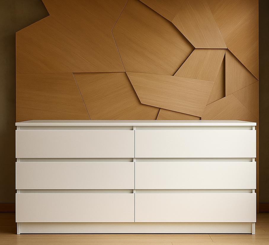 Комод для одежды Мастер Форм Брайт 1500х376х730 мм Белый (20071) - фото 2 Комод для одежды Мастер Форм Брайт 1500х376х730 мм Белый (20071) - фото 2