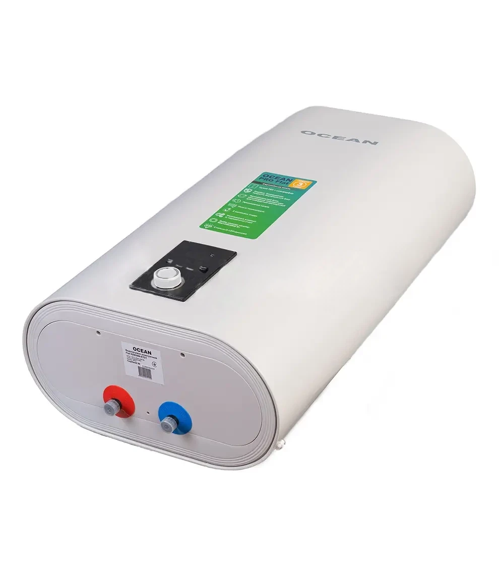 Бойлер Ocean FLAT DIGITAL 80 л 2,0 КВт эмалированный бак сухой ТЭН - фото 5