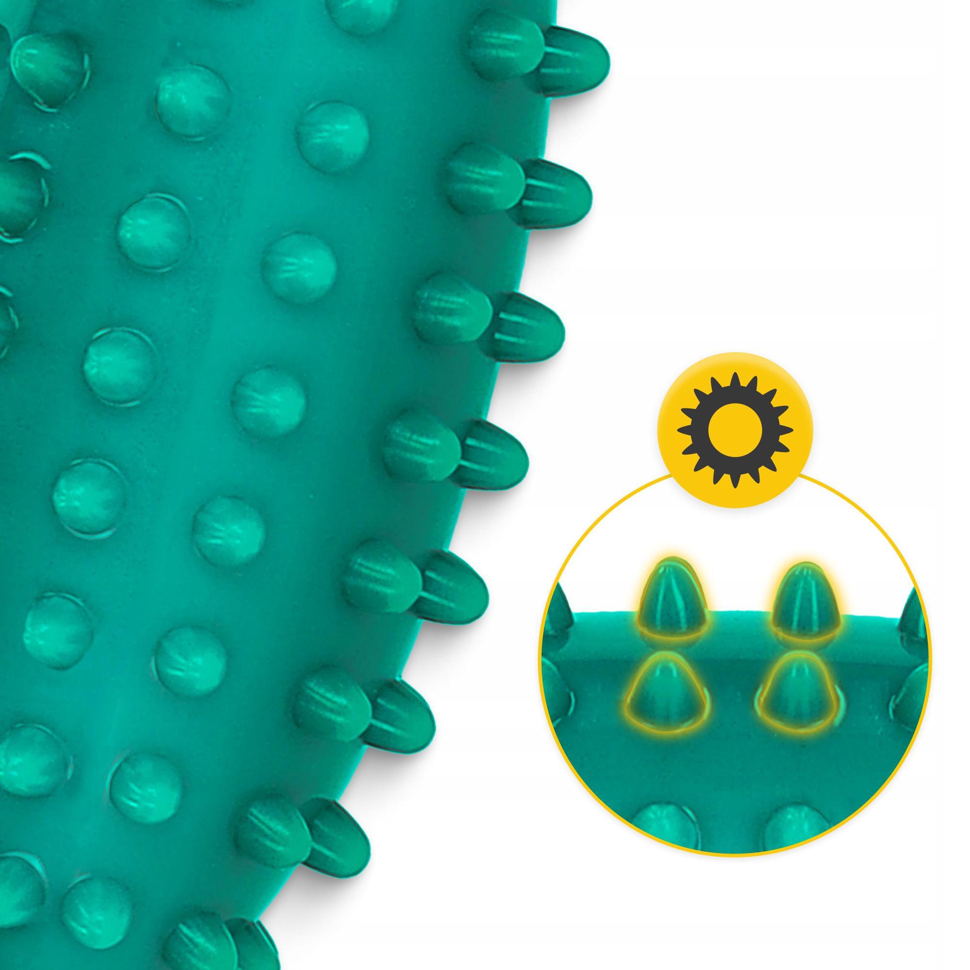 М'яч масажний огірок 4fizjo Spike Bean 11,5x5 см Green (P-5905973403320) - фото 3 М'яч масажний огірок 4fizjo Spike Bean 11,5x5 см Green (P-5905973403320) - фото 3