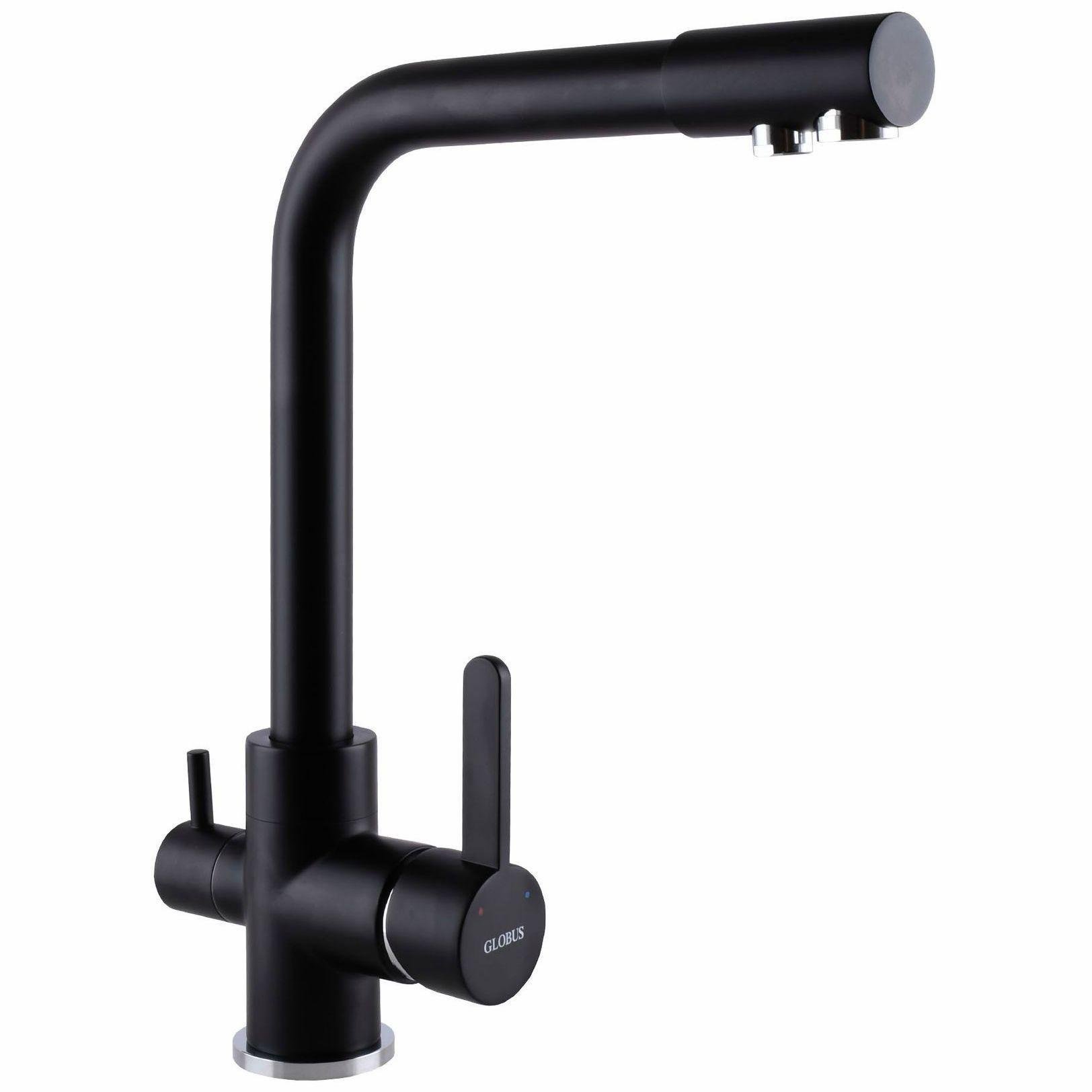 Змішувач для кухні під осмос Globus Lux Lazer GLLR-0444-10-BB (0267) Змішувач для кухні під осмос Globus Lux Lazer GLLR-0444-10-BB (0267)