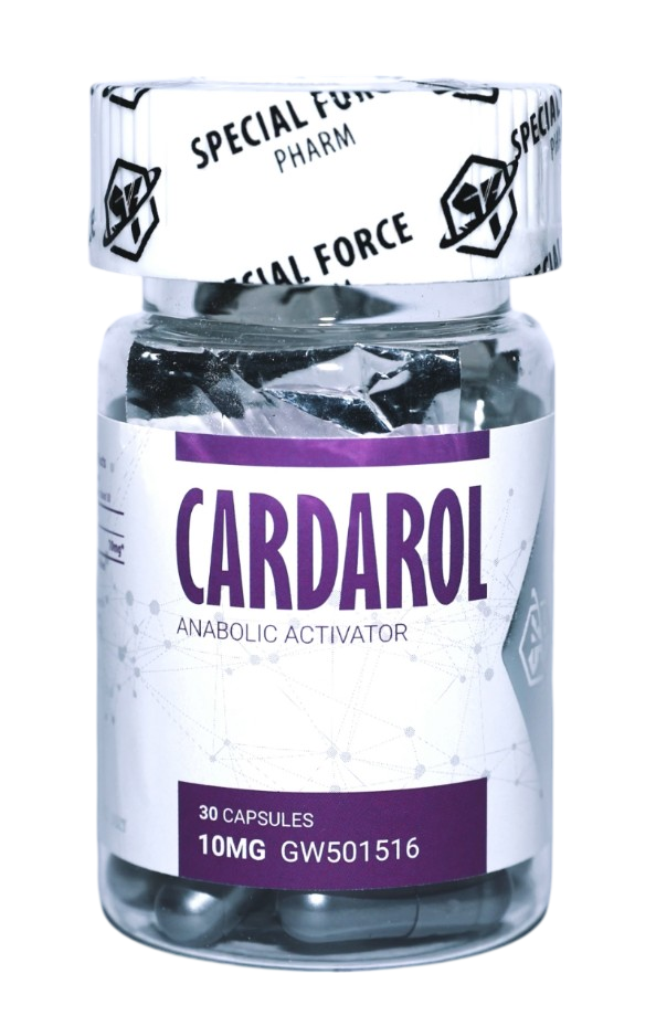 Жиросжигатель Кардарин САРМ SARMs Special Force Cardarol GW501516 10 мг 30 капсул