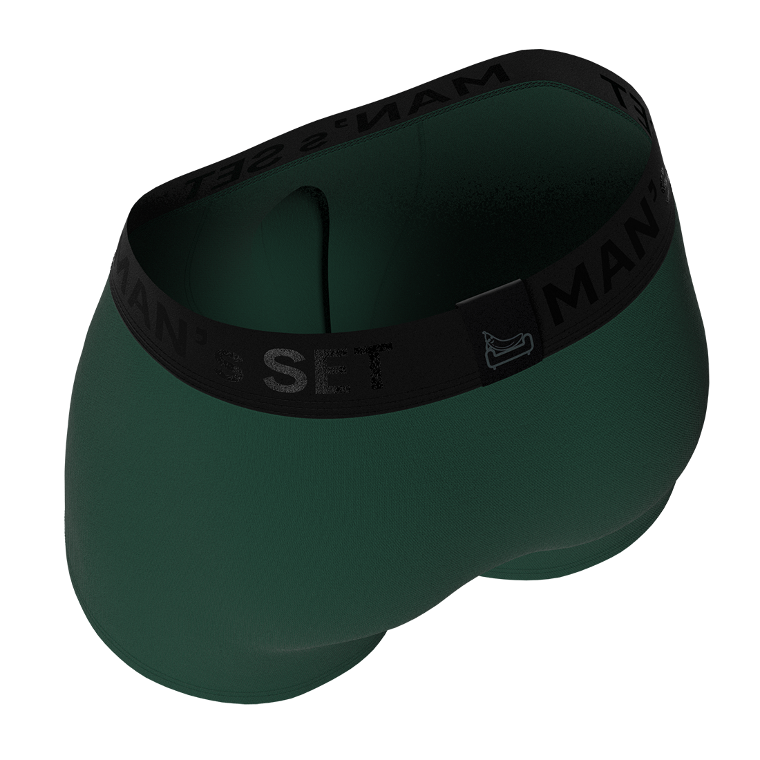 Боксери чоловічі анатомічні з бавовни MAN's SET Anatomic Classic 2.0 Black Series NB100-13 L Темно-зелений - фото 4 Боксери чоловічі анатомічні з бавовни MAN's SET Anatomic Classic 2.0 Black Series NB100-13 L Темно-зелений - фото 4