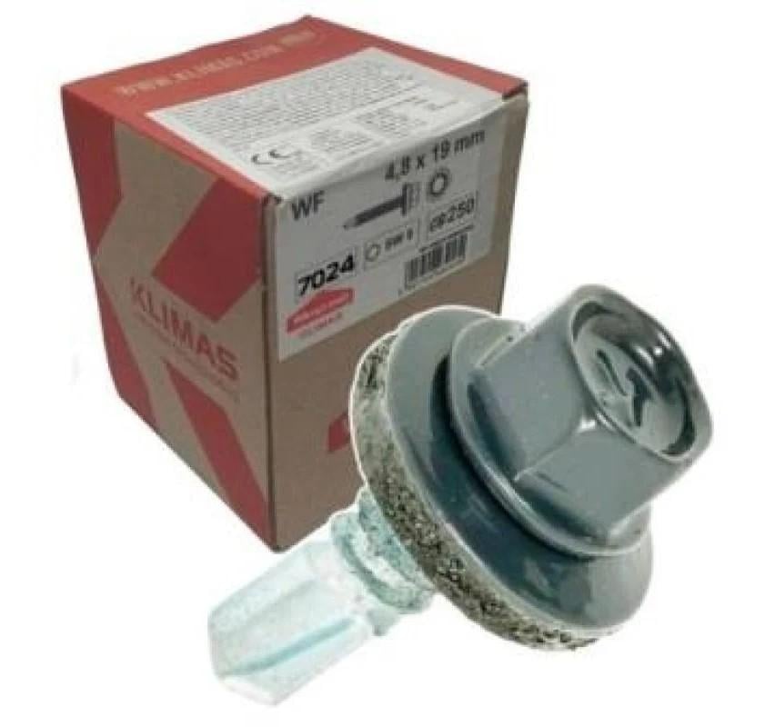 Саморез Wkret-Met для крепления металлического профиля для легких металлических конструкций 250 шт. SWMH 4,8х19 (7024)