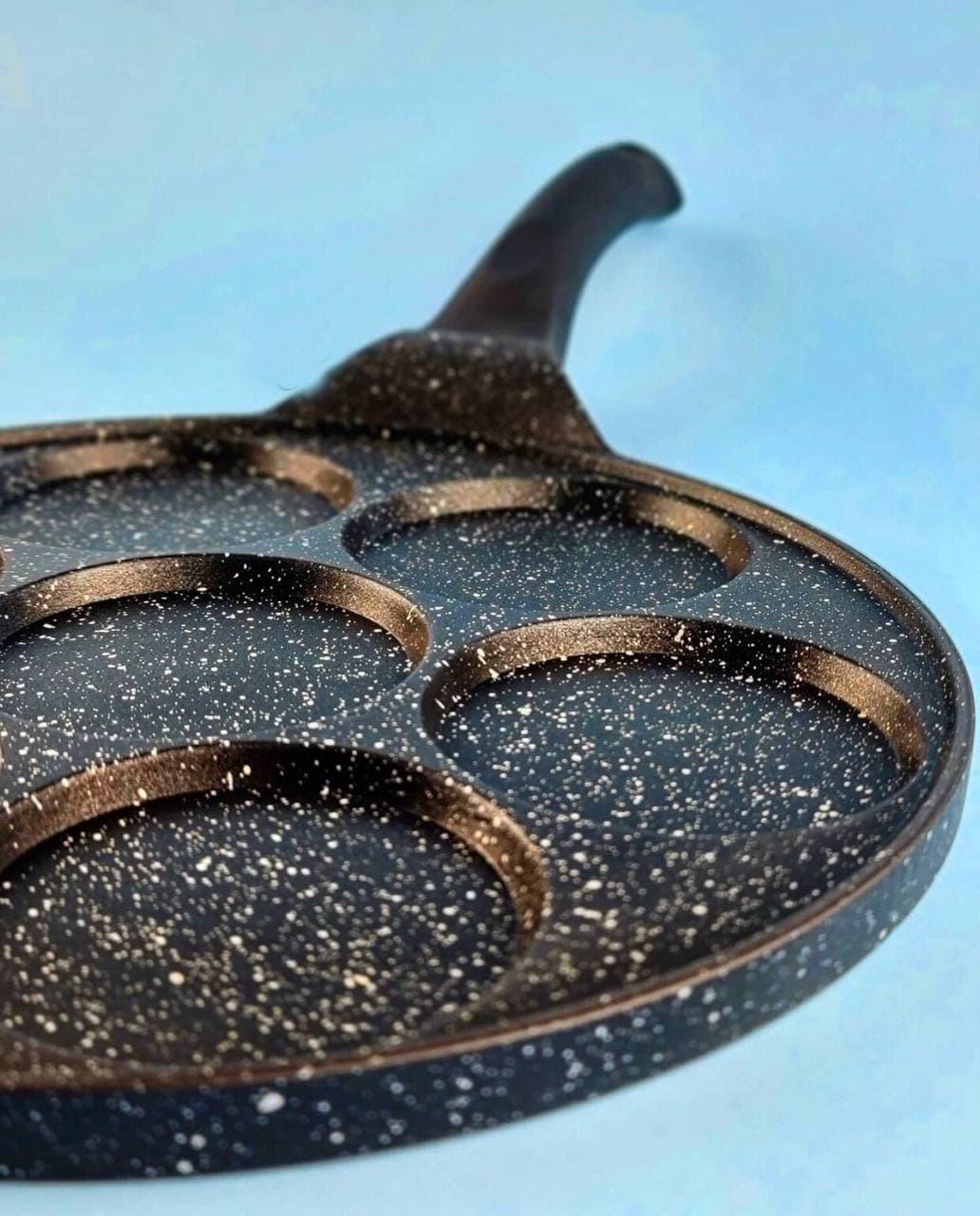 Сковорідка для млинців Edenberg з антипригарним мармуровим покриттям 27 см (EB-7512) - фото 7 Сковорідка для млинців Edenberg з антипригарним мармуровим покриттям 27 см (EB-7512) - фото 7