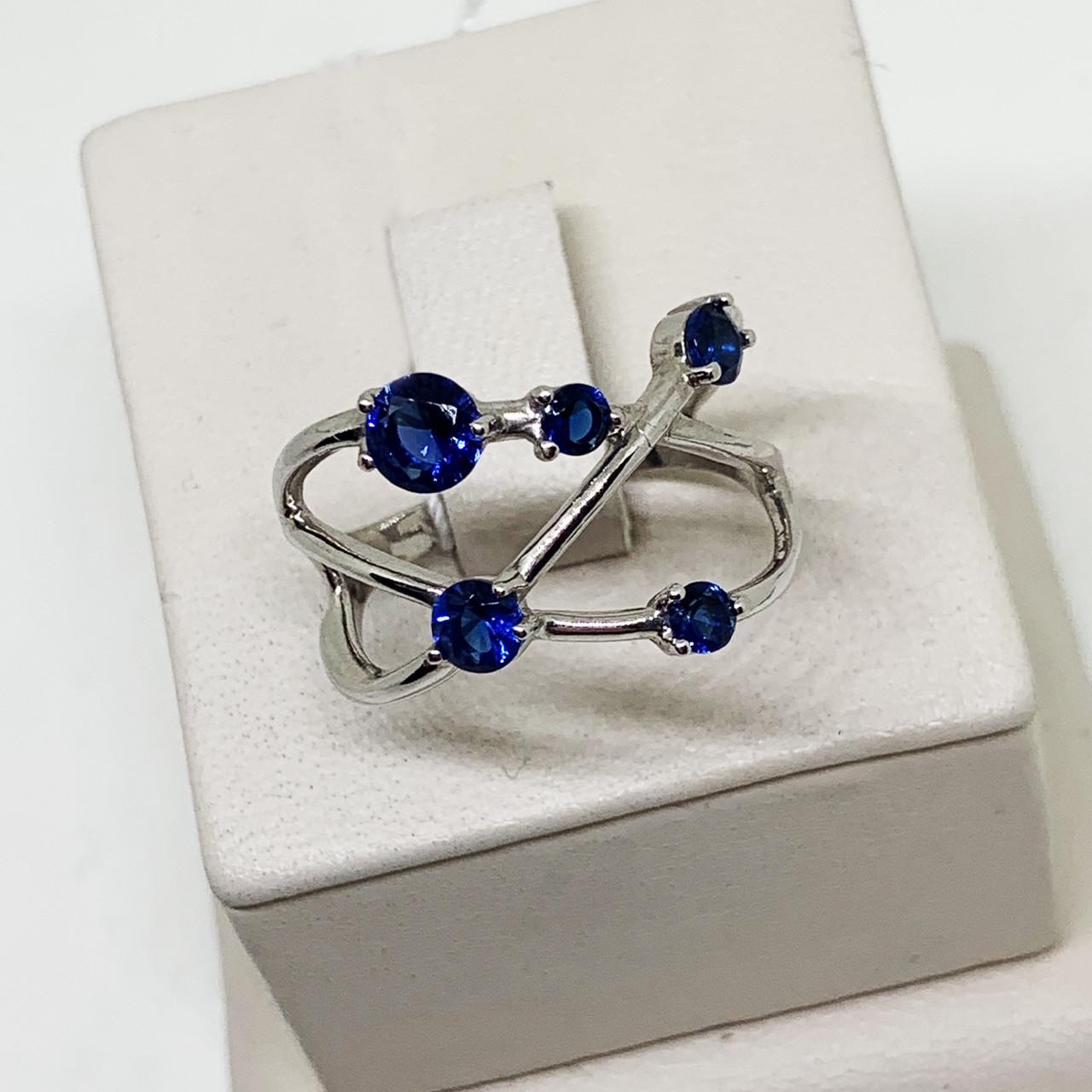 Кольцо серебряное Чили с фианитом р. 19 3,59 г (1618219330)