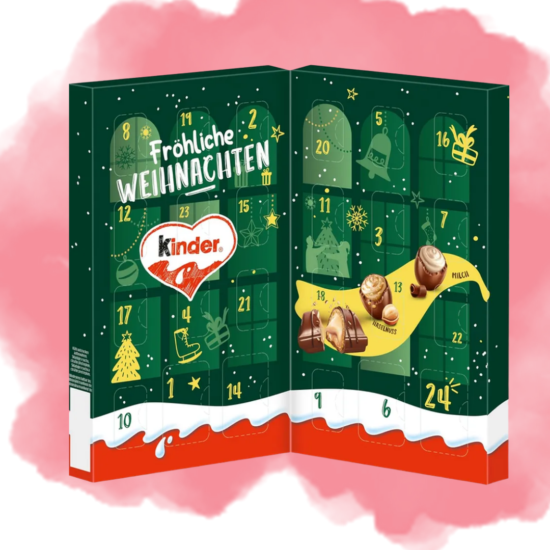 Адвент-календар новорічний Kinder Mini Eggs & Bueno книжечка mini 121 г (30832868)