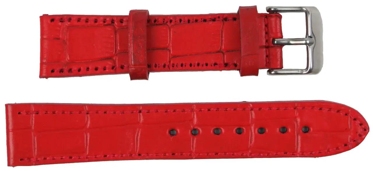 Ремінь для годинника Mykhail Ikhtyar 20 мм Червоний (S20-629S red) Ремінь для годинника Mykhail Ikhtyar 20 мм Червоний (S20-629S red)