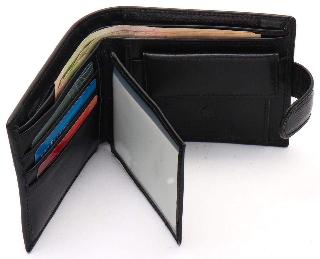 Классическое портмоне Marco Coverna из натуральной кожи Черный (MC-2003Н-1) - фото 7 Классическое портмоне Marco Coverna из натуральной кожи Черный (MC-2003Н-1) - фото 7