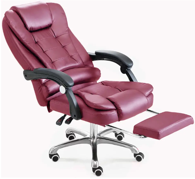 Крісло офісне Diego D2 Бордовий - фото 6