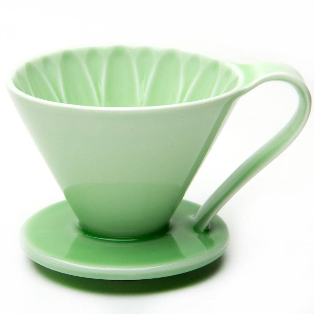 Пуровер Cafec Arita Ware Flower Dripper Cup4 Green