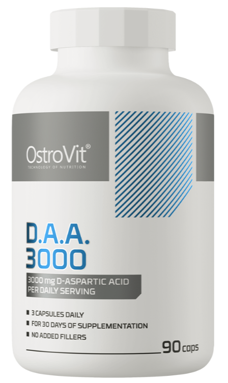 D-аспарагиновая кислота OstroVit DAA 3000 90 капс. (3864)