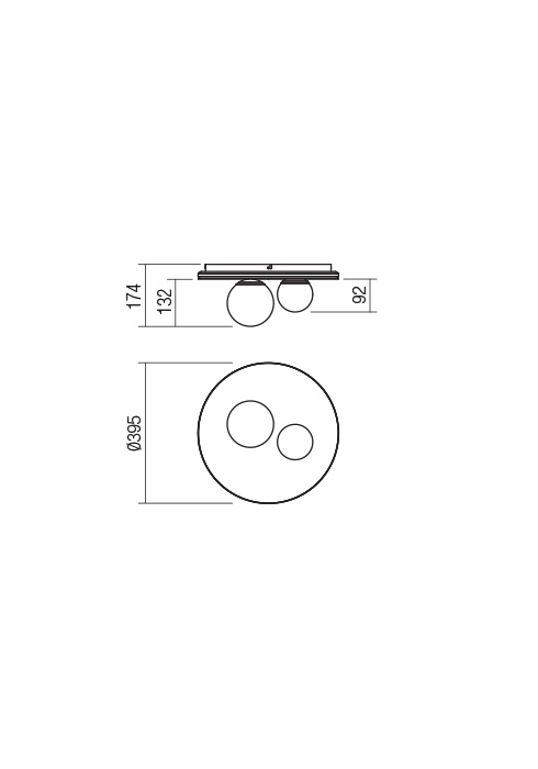 Светильник потолочный Redo Corum Pl LED 38 W 3000K Sbk 5.1.2 (01-2464) - фото 2 Светильник потолочный Redo Corum Pl LED 38 W 3000K Sbk 5.1.2 (01-2464) - фото 2
