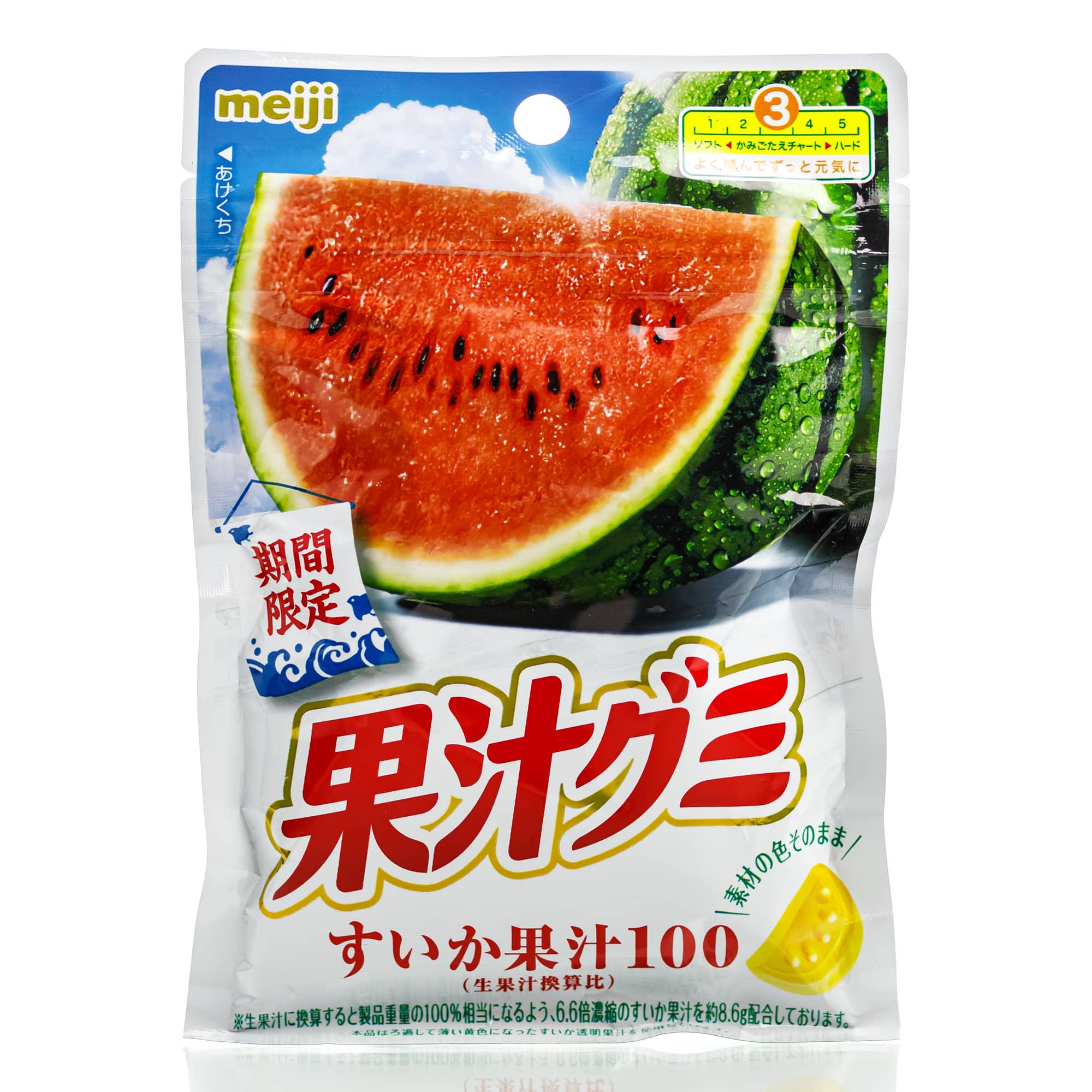 Мармелад коллагеновый со вкусом арбуза Meiji Gummy 51 г (17846320)