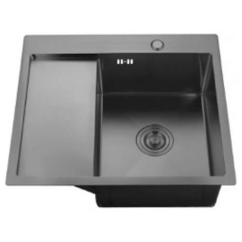 Мойка кухонная ITAL ID5851R-B из нержавеющей стали прямоугольная 580x510 мм 0.8 мм (25970928)