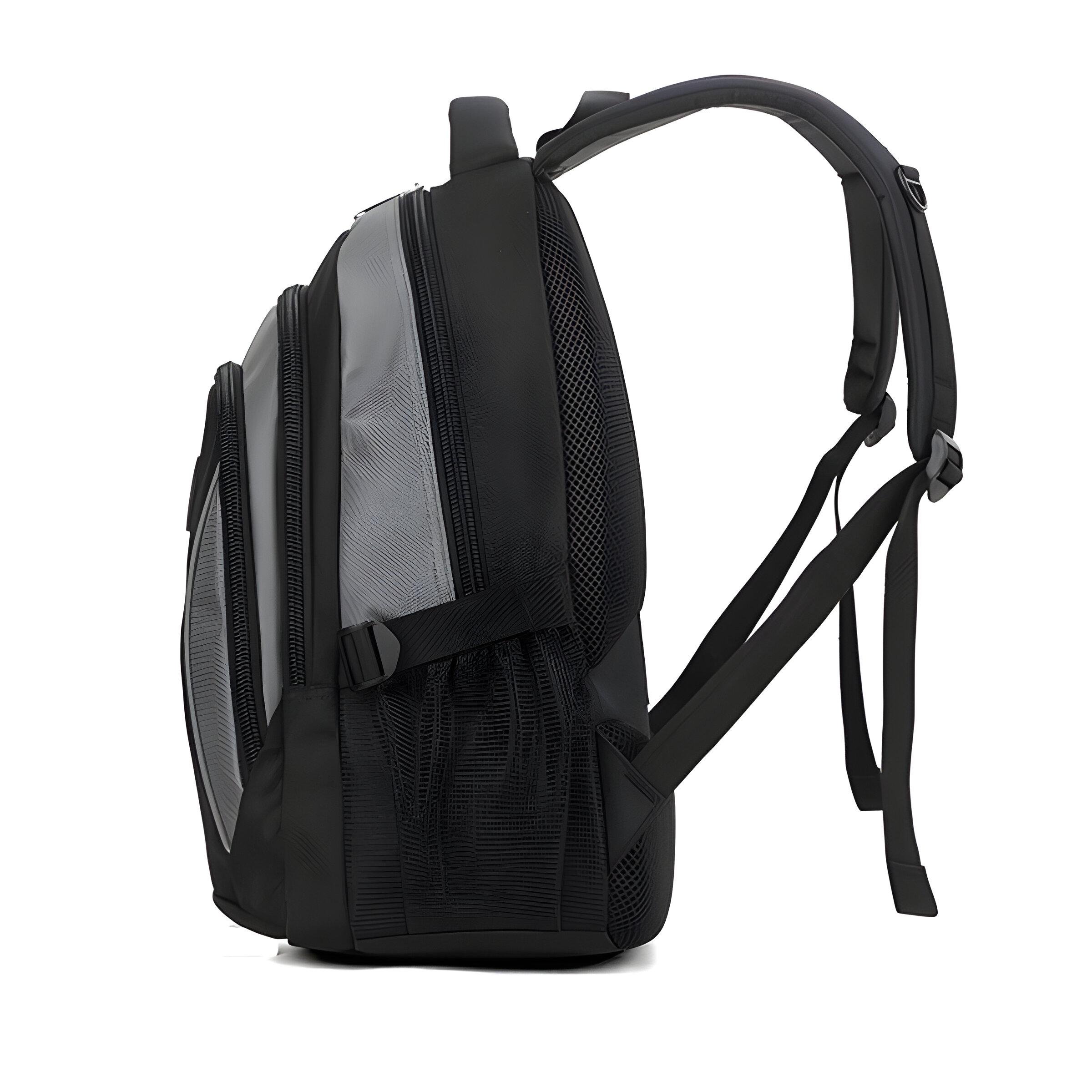 Рюкзак Justpack универсальный c ортопедической спинкой 26х42х18 см Серый (8853) - фото 3