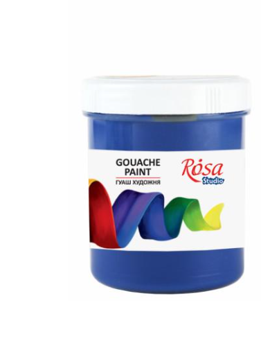 Краска гуашевая ROSA Studio 100 мл Синий темный (1312)