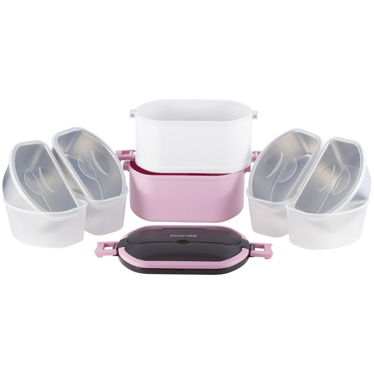 Ланч бокс Kamille KM-2139-PK 1,5 л Розовый (112244)