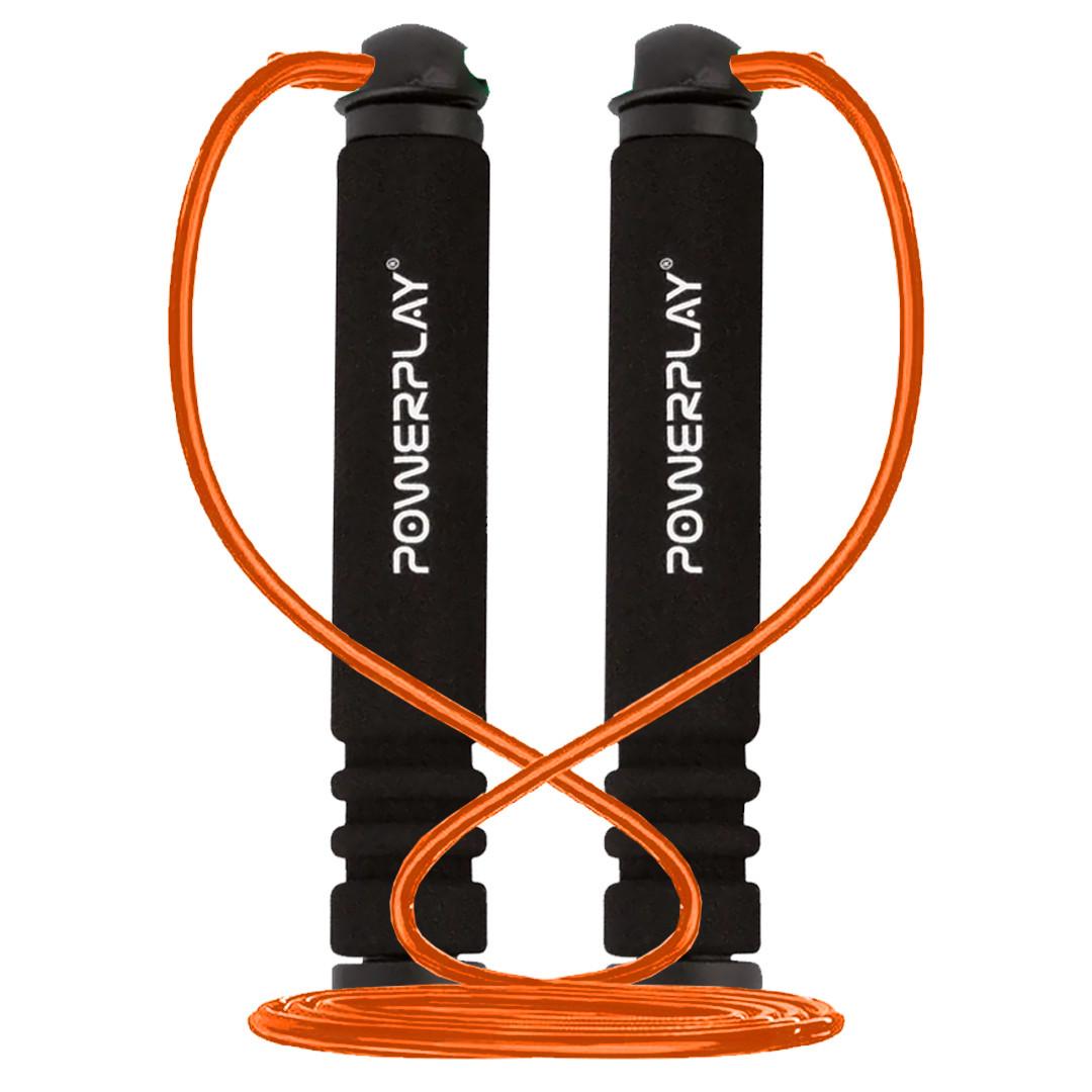 Скакалка PowerPlay 4205 Classic Plus Jump Rope 2,7 м Оранжевый (A-011739)