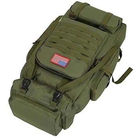 Рюкзак походный Light Tactic 1200D система Molle баул кордура 70 л 39x22x80 см Green (784779464) - фото 2