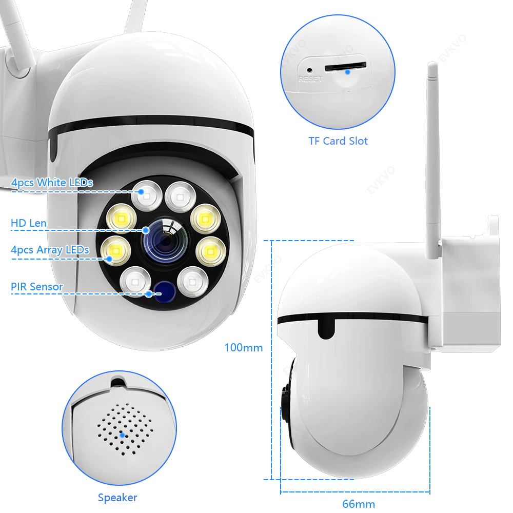 Вулична IP камера відеоспостереження Tnnian WIFI IP 2.0mp YI IoT - фото 14