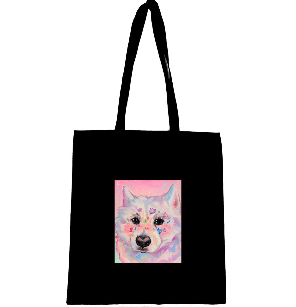 Еко-сумка з принтом Мила собачка (785)