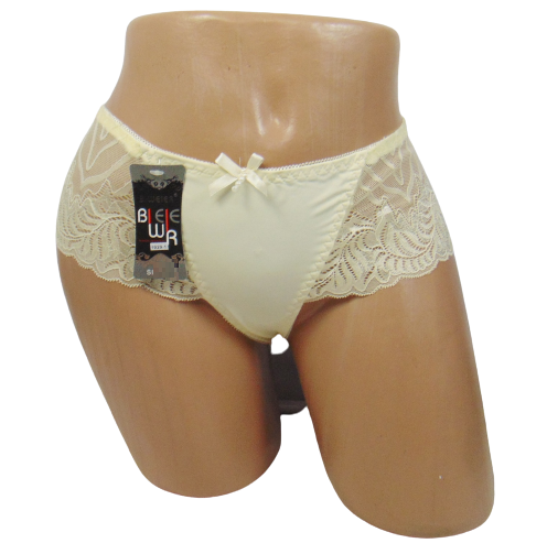 Женские трусики бразилиана Biweier 19291 M Желтый (1684386719)