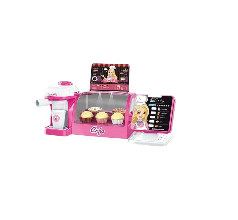 Кофейня игровая Try Me мелодия/подсветка Pink (149628)