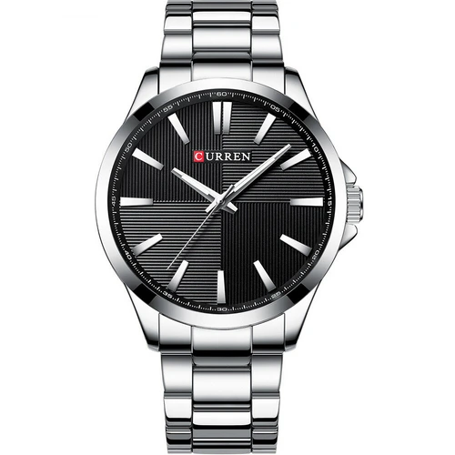 Наручний годинник Curren 8322 Silver/Black (31577885)