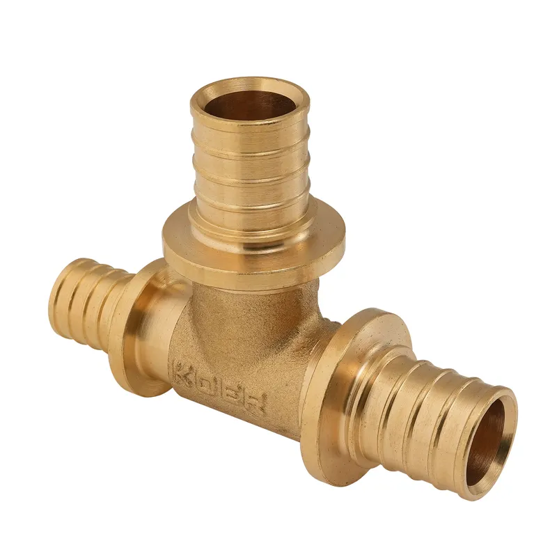 Тройник переходной KOER KA.T20-20-16 20x20x16 мм 2,8x2,8x2,2 мм с натяжными гильзами латунный (OL-KR4889)