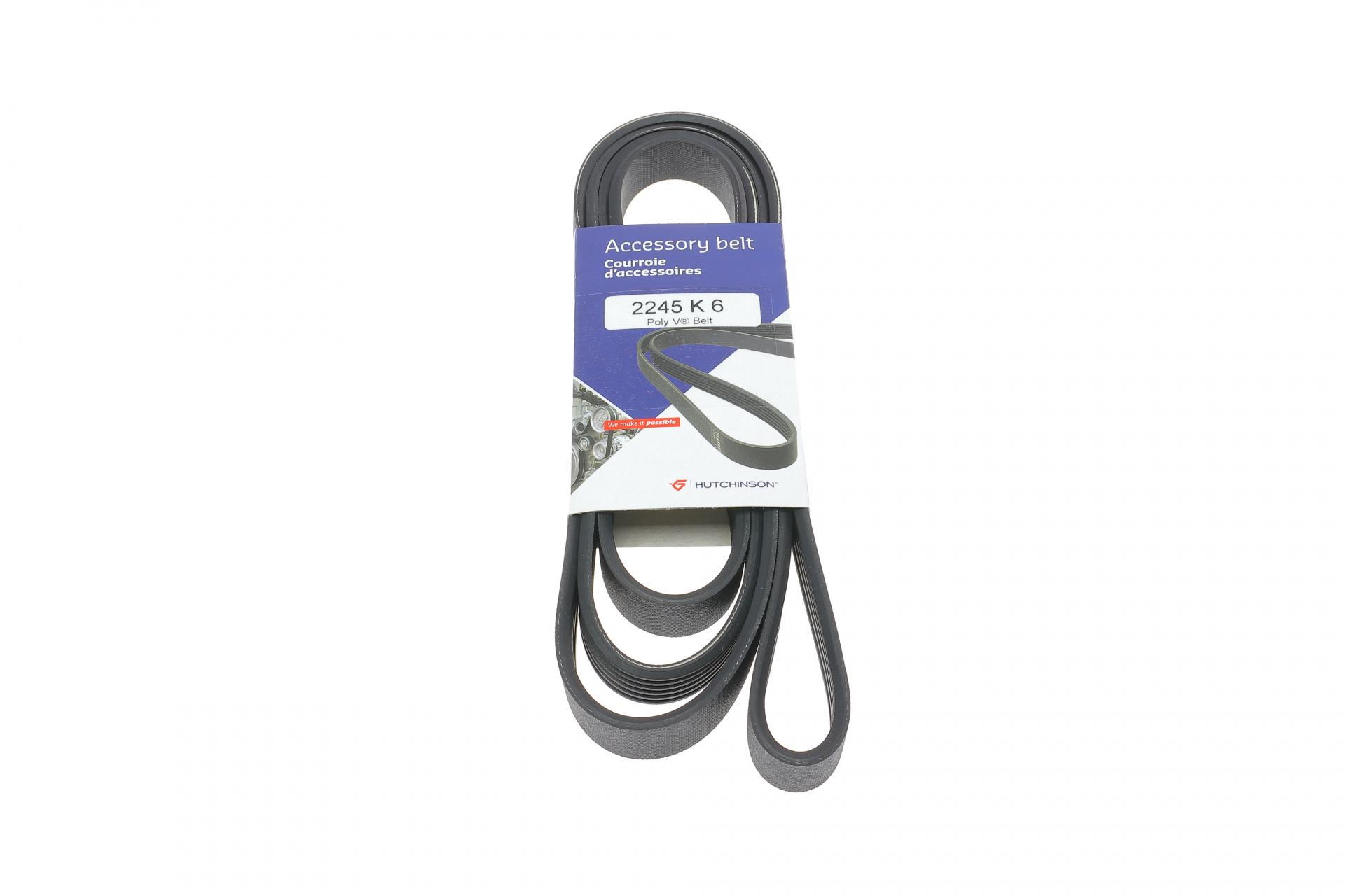 Ремень генератора HUTCHINSON MERCEDES-BENZ W202/211 2.0/2.2/2.7CDI 6PK2245 (2245 K 6)