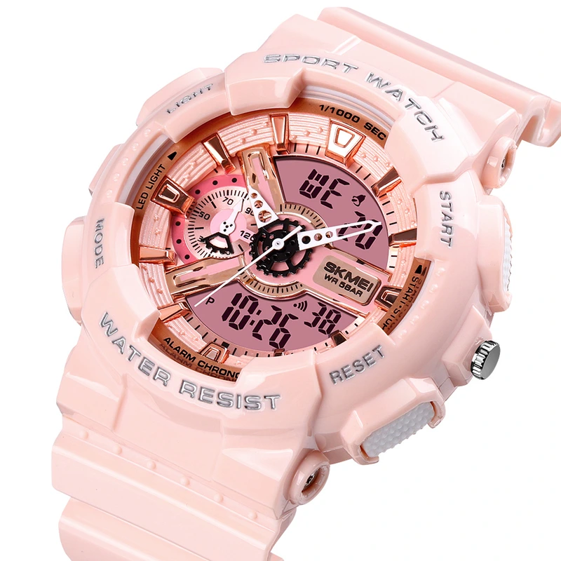 Наручний годинник Skmei 1688 Pink-Cuprum - фото 3 Наручний годинник Skmei 1688 Pink-Cuprum - фото 3