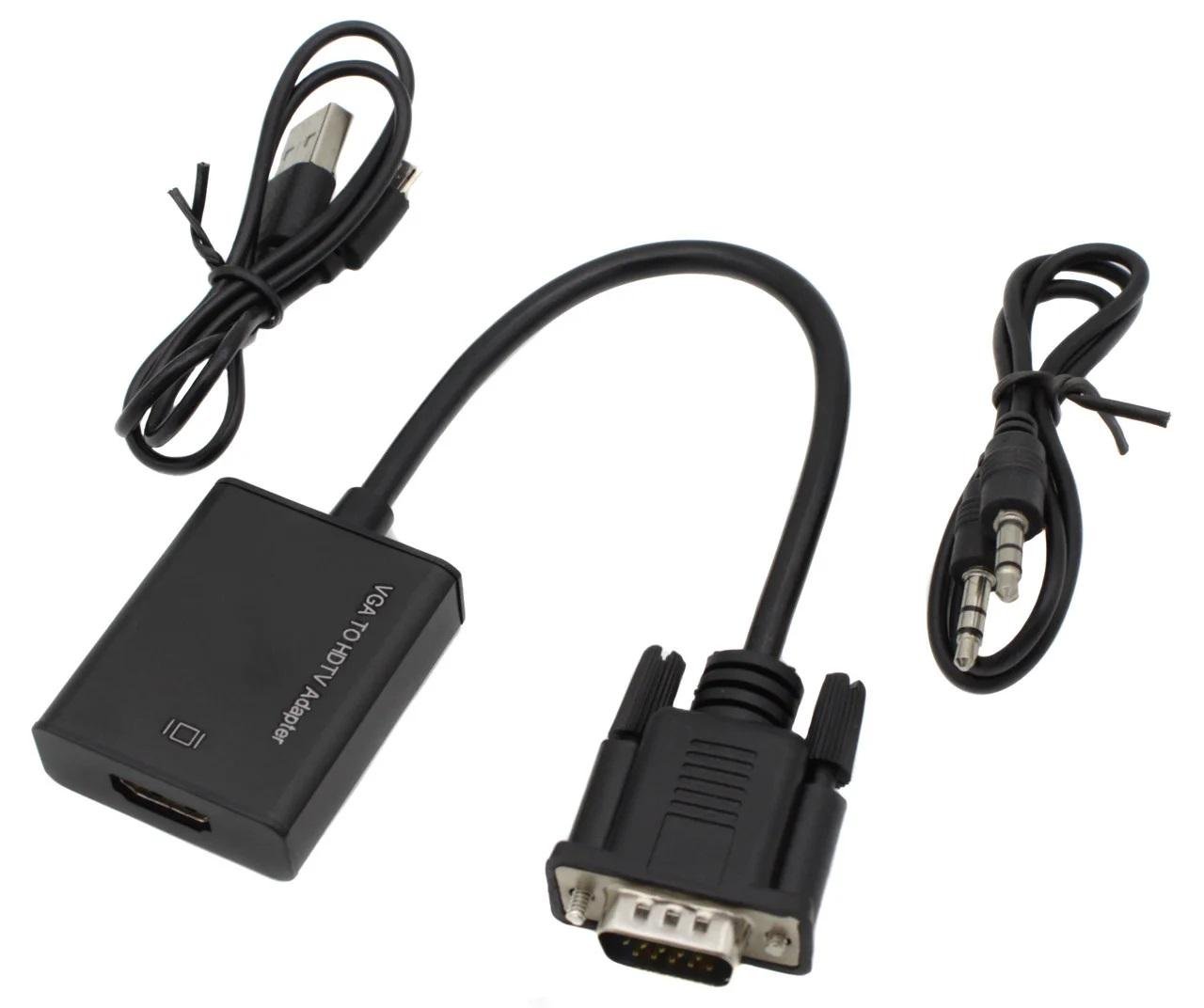 Переходник VGA на HDMI + AUX (t357)