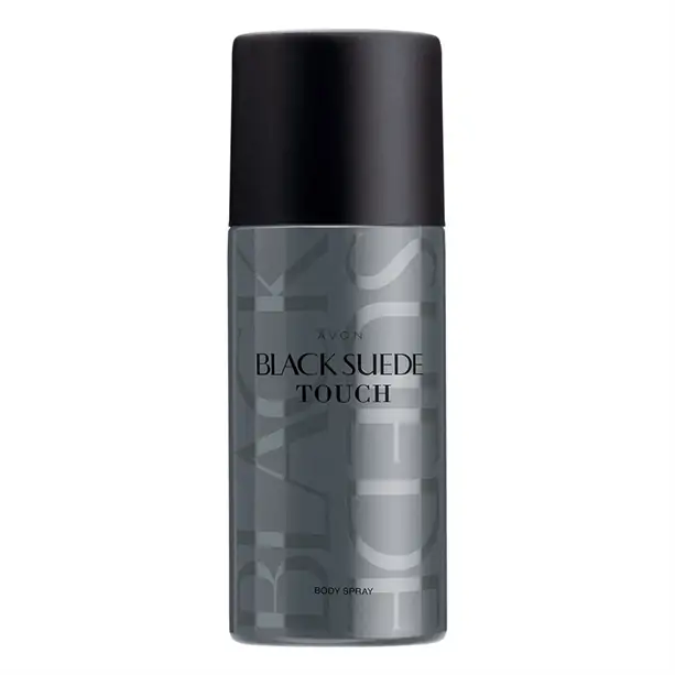 Мужской дезодорант спрей для тела Avon Black suede touch 150 мл (AV920058)