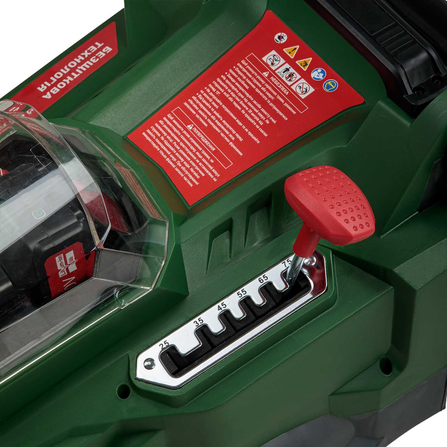 Газонокосилка аккумуляторная Tatra Garden LMA 40 с АКБ и ЗУ - фото 15 Газонокосилка аккумуляторная Tatra Garden LMA 40 с АКБ и ЗУ - фото 15